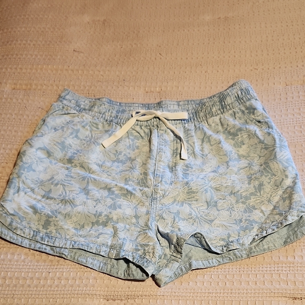 Floral Blue Women's Shorts